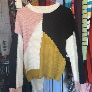 Color block Sweater